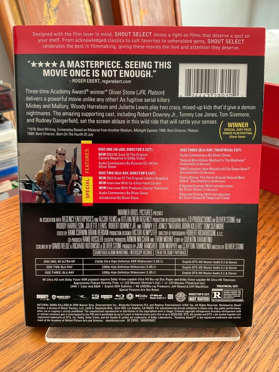 Natural Born Killers (4K UHD, Collector's Edition) w/SLIP USED