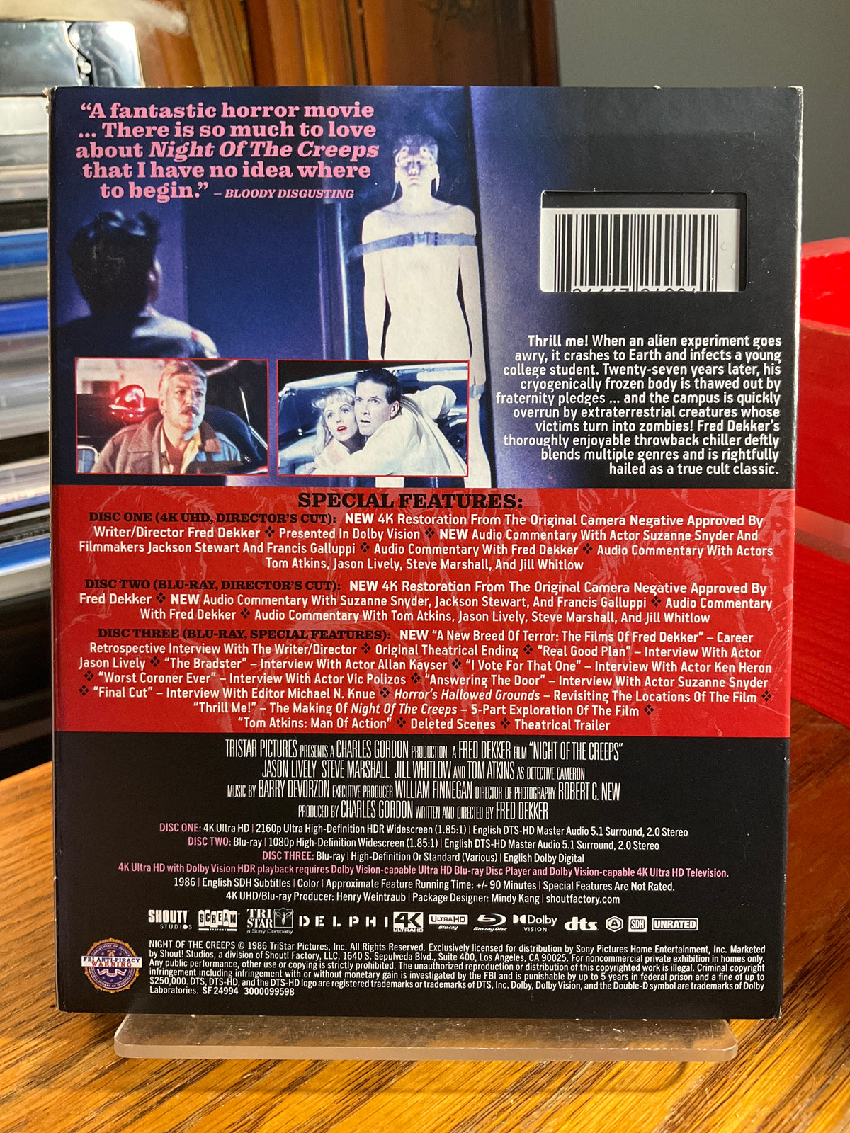 Night of the Creeps (4K UHD) w/SLIP USED