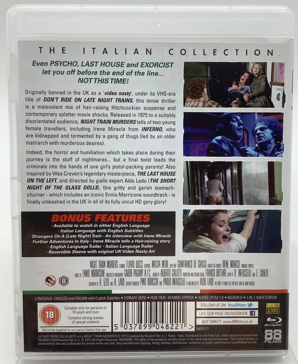 Night Train Murders (Region B) USED