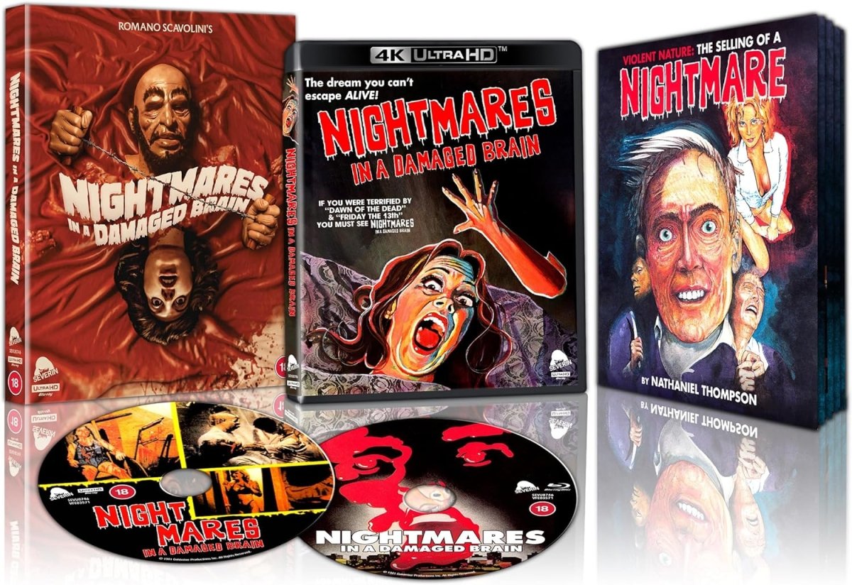 Nightmares in a Damaged Brain (UK 4K UHD, Region Free) w/SLIP + Booklet - New 4K UHD