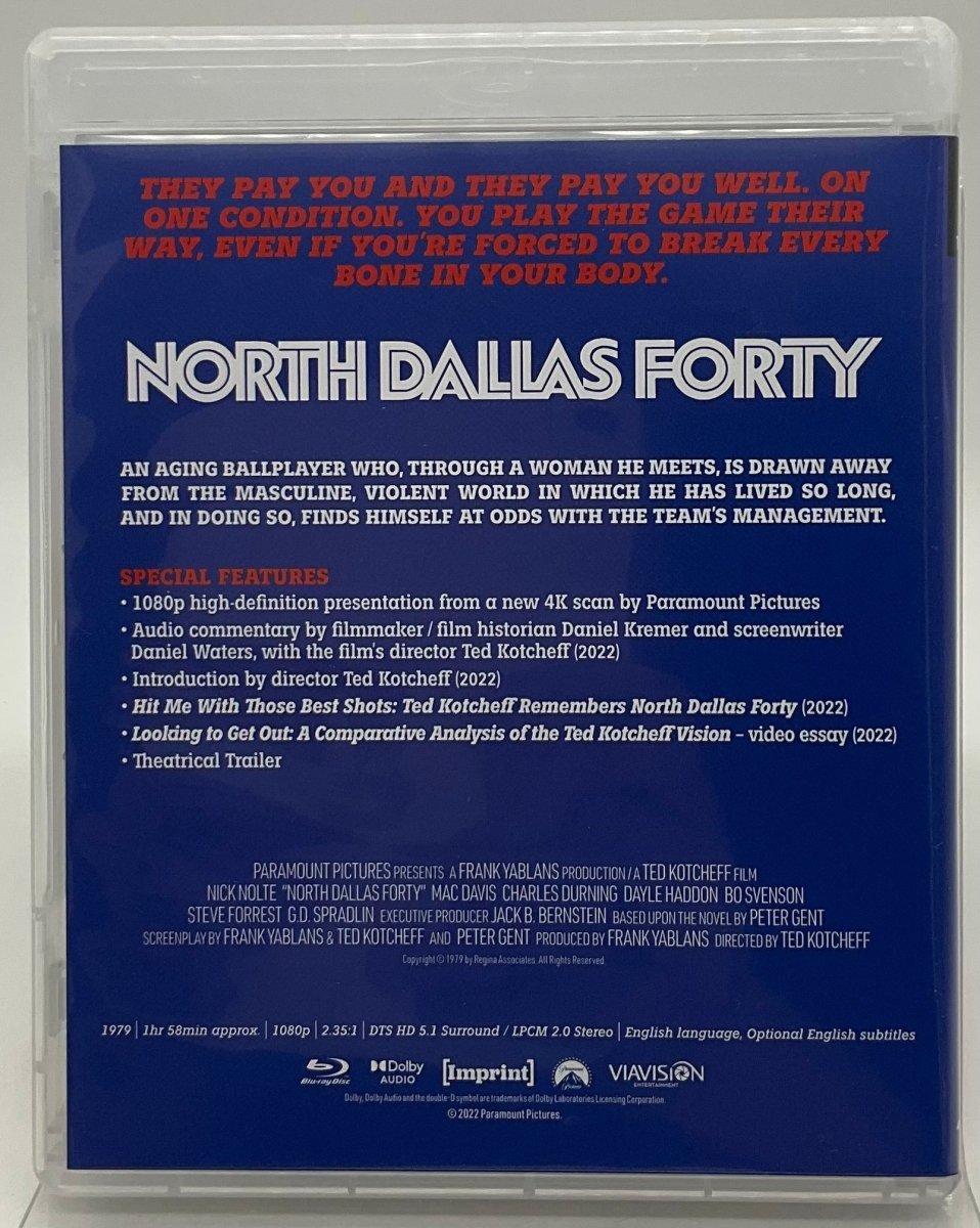 North Dallas Forty (Limited Edition, Region Free) w/SLIP USED