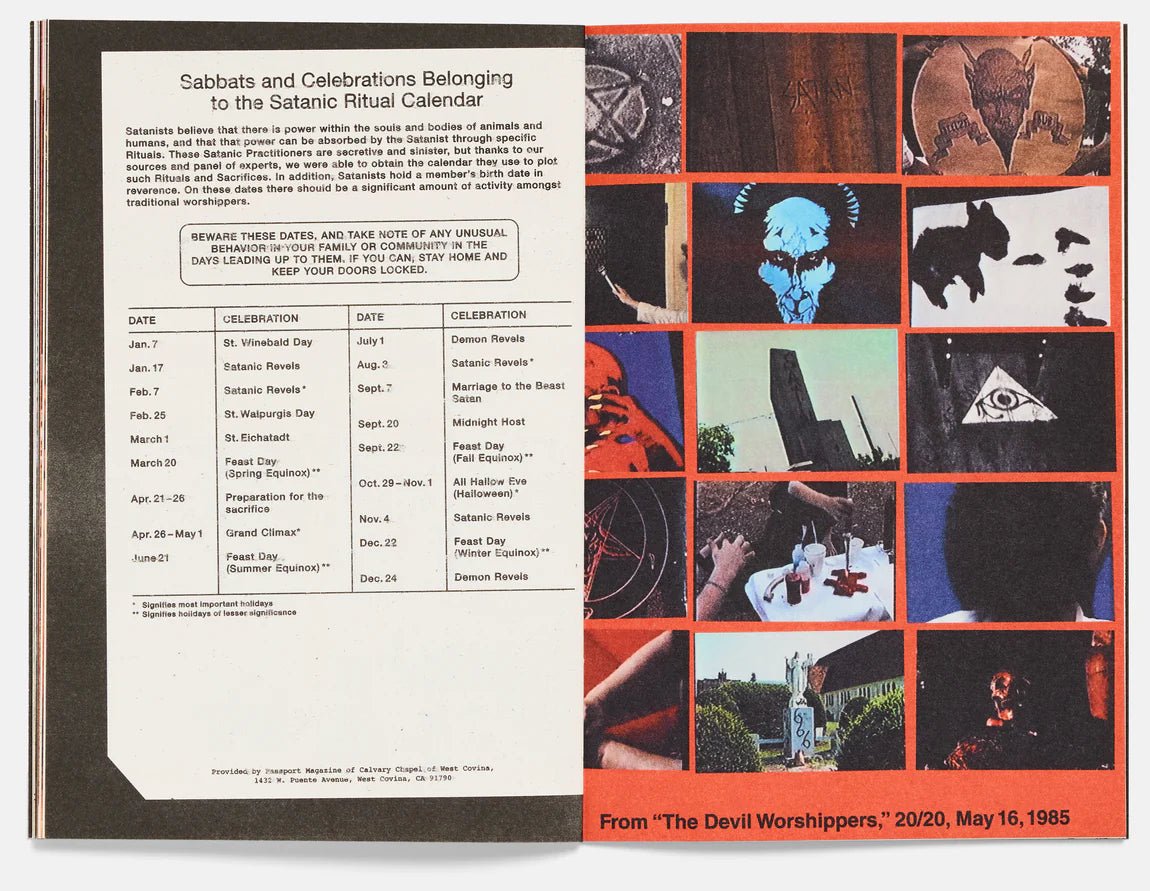 Not Today, Satan! (Zine by Ti West) - Books