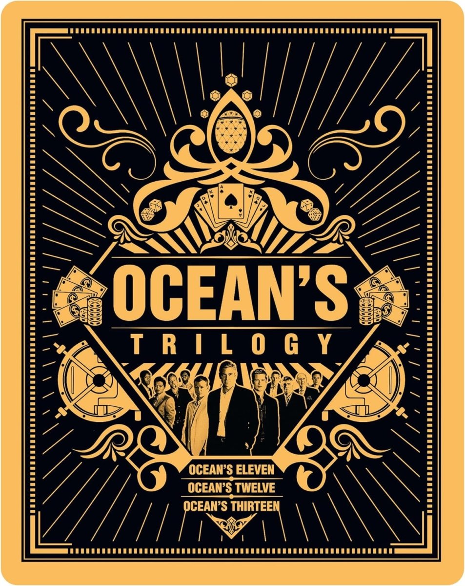 Ocean's Trilogy (4K UHD, Limited Edition Steelbook, Region Free) - New 4K UHD