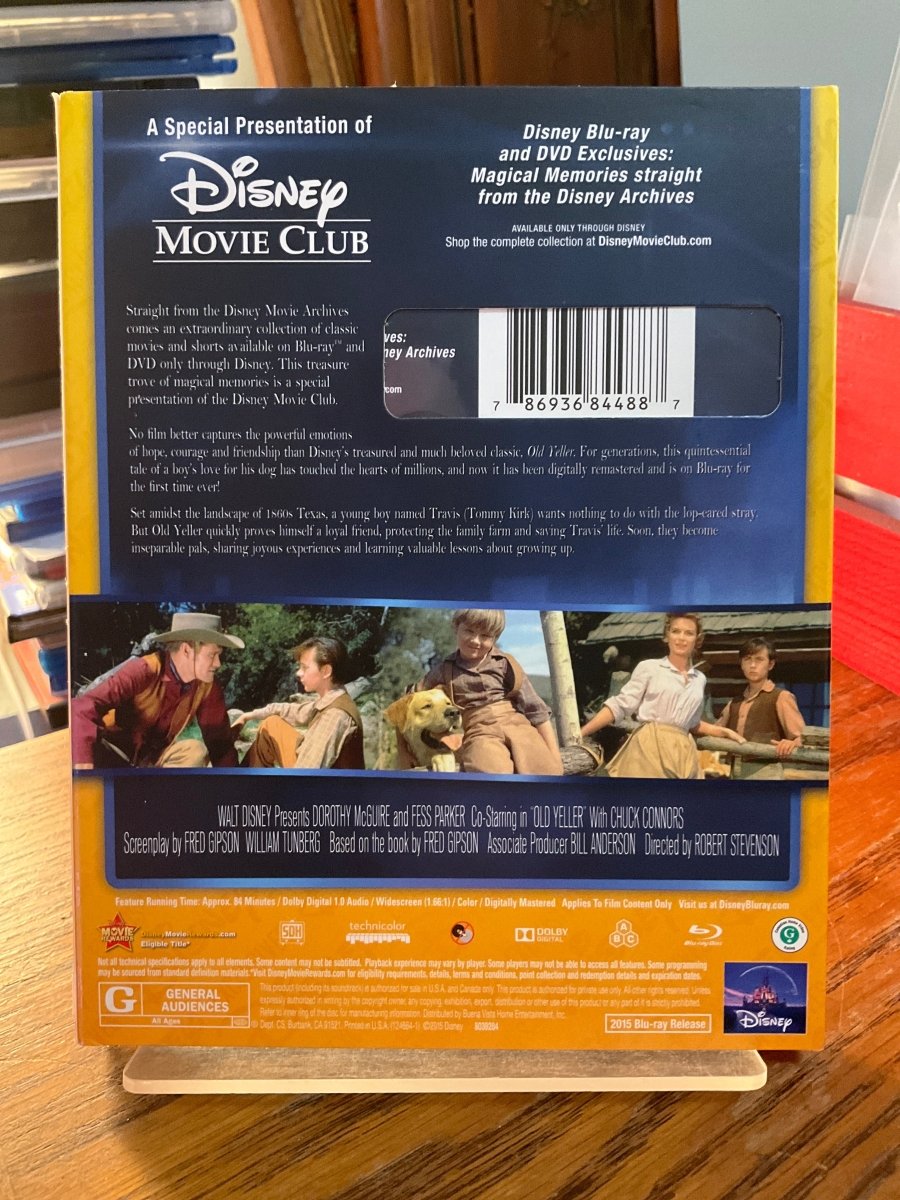 Old Yeller (DISNEY MOVIE CLUB EXCLUSIVE) w/SLIP USED