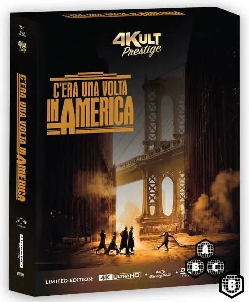 Once Upon a Time in America (4K UHD, Limited 4Kult Prestige Edition, Region Free/B) *one per customer - New 4K UHD