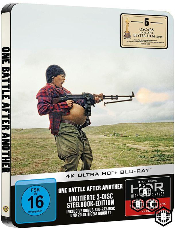 One Battle After Another (4K UHD, German Limited Edition Steelbook, Region Free/B)