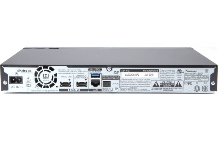 Panasonic Region Free 4K/Blu - Ray Player DP - UB420P - K - Home Electronics