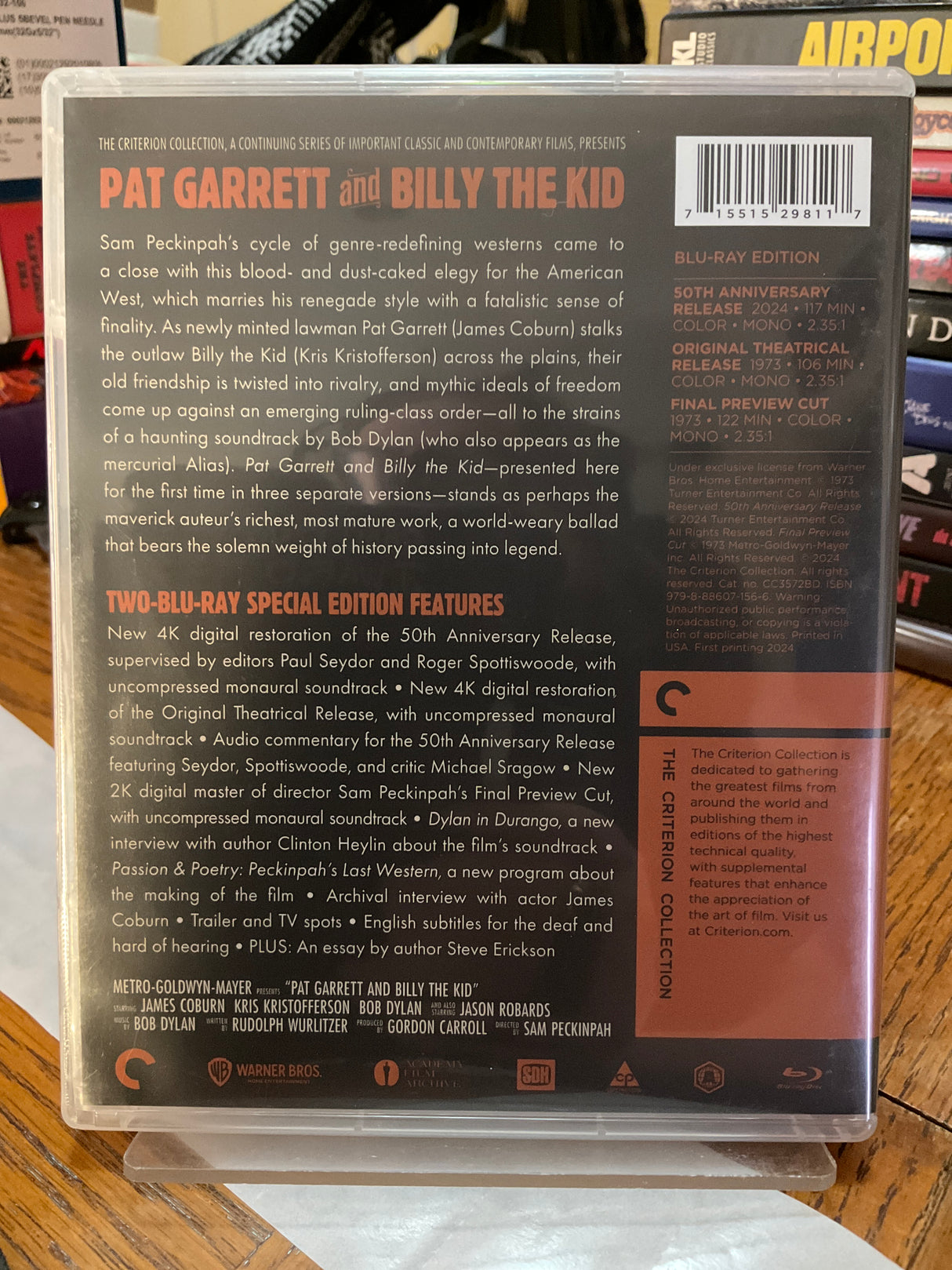 Pat Garrett and Billy the Kid (Blu-Ray, #1224) USED