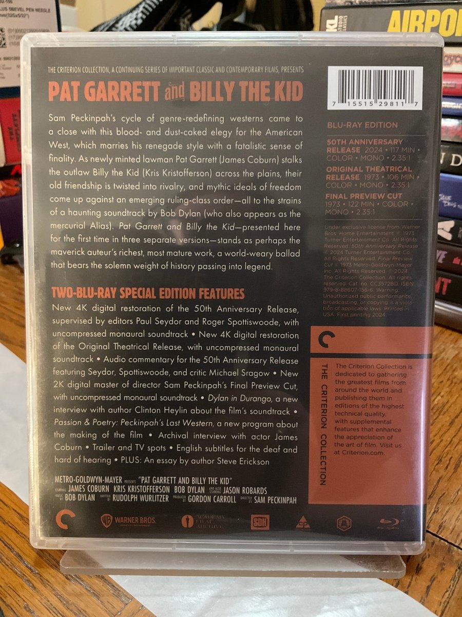 Pat Garrett and Billy the Kid (Blu-Ray, #1224) USED