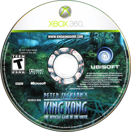 Peter Jackson's King Kong XBOX 360 LOOSE - Video Games - XBOX 360