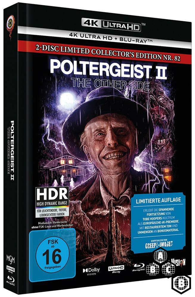 Poltergeist 2: The Other Side (4K UHD, Limited Edition Mediabook, Region Free/B) - New 4K UHD