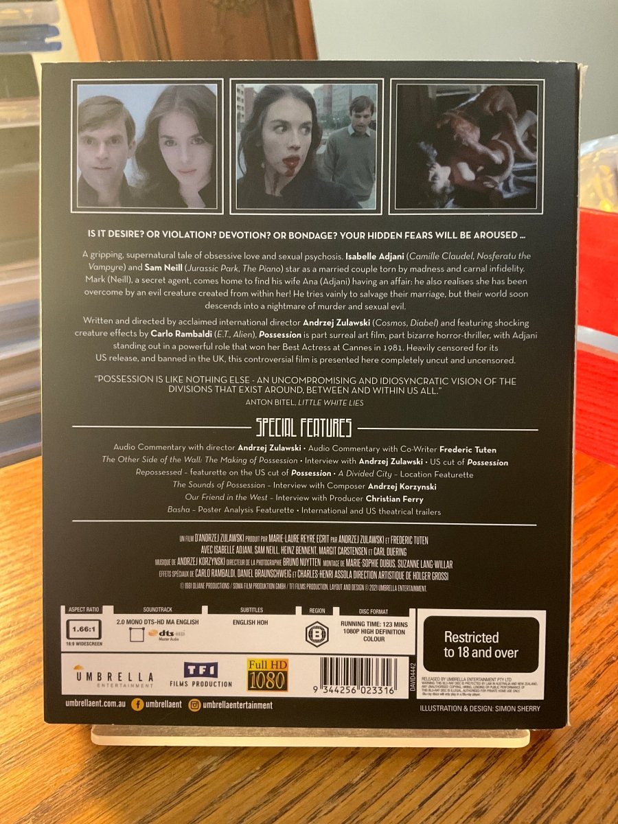 Possession (Region Free) w/SLIP USED - Used Blu - Ray
