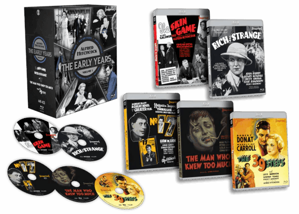 PRE - ORDER - Hitchcock: The Early Years – Volume One (Limited Edition, Region Free) - New Blu - Ray