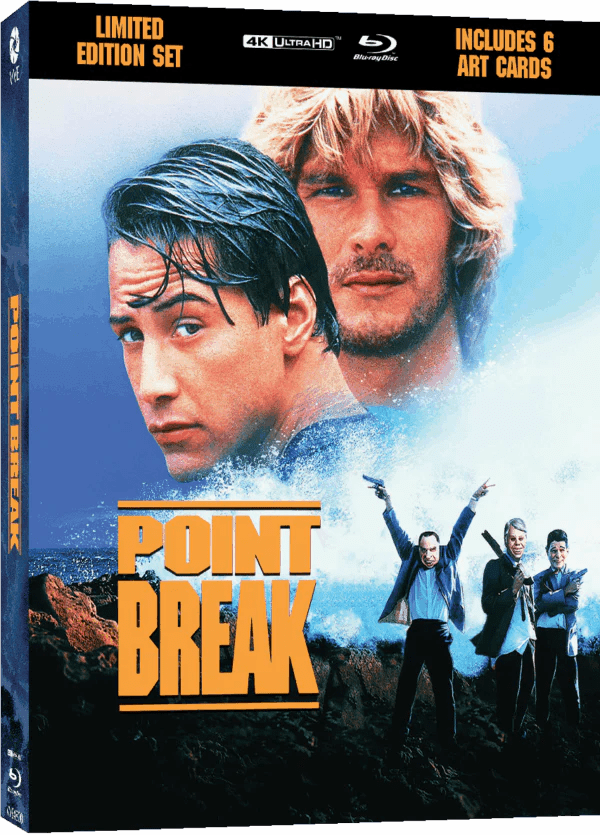 PRE - ORDER - Point Break (4K UHD/Blu - Ray, Limited Edition w/Lenticular Hardcase, Region Free) - New 4K UHD