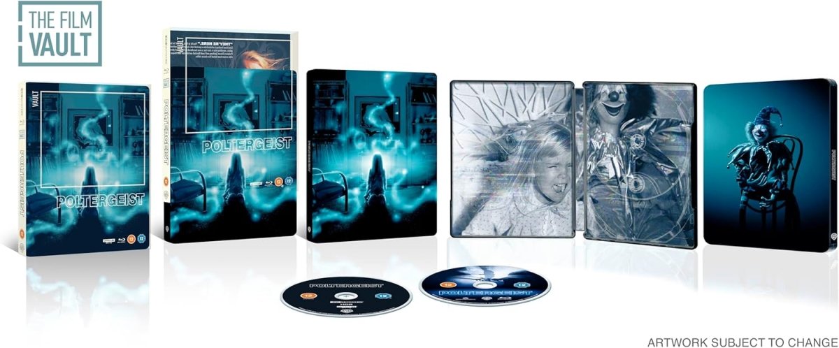 PRE - ORDER - Poltergeist (UK 4K UHD, Film Vault Limited Edition Steelbook, Region Free) *one per customer - New 4K UHD