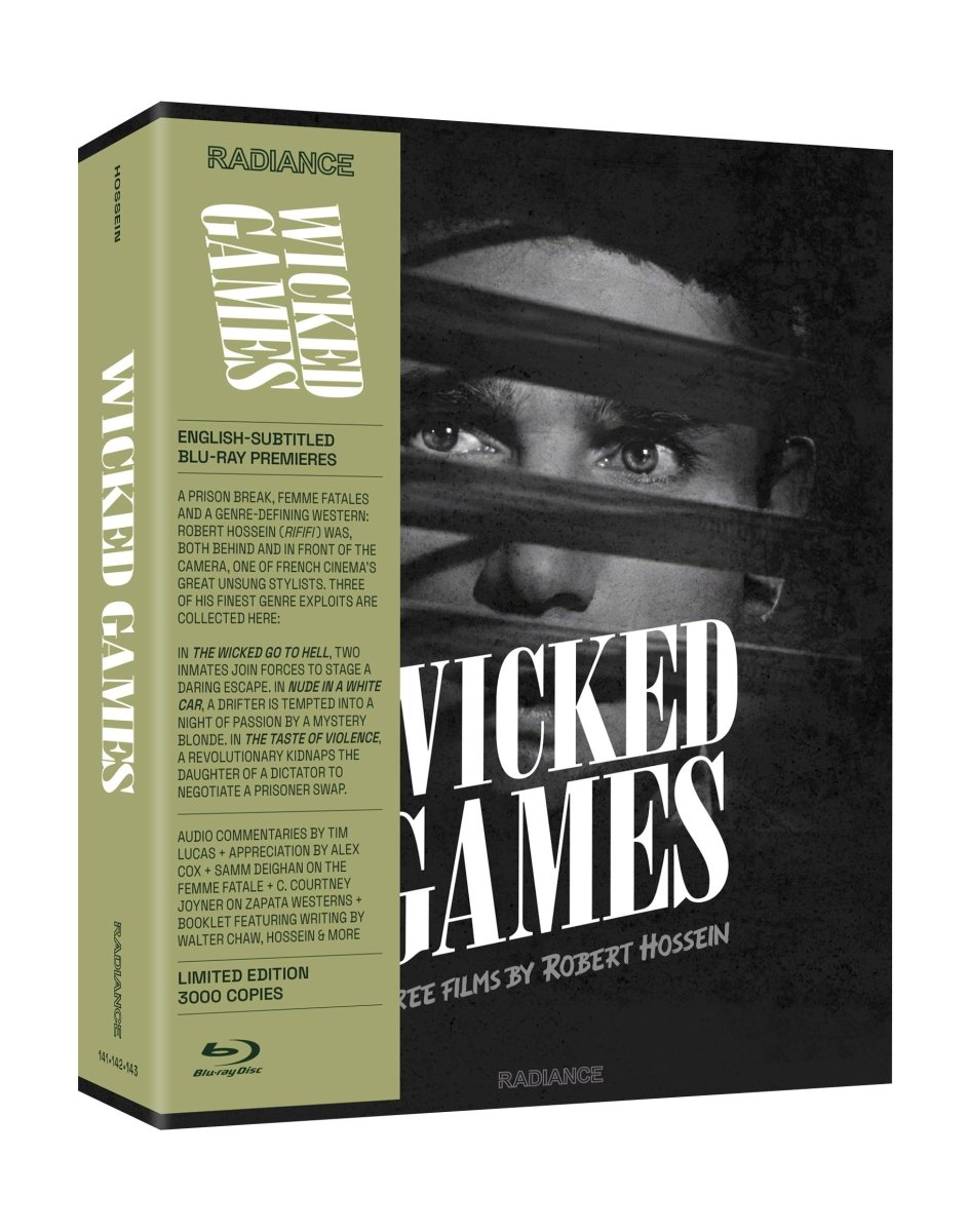 PRE - ORDER - Wicked Games: Three Films By Robert Hossein (Limited Edition) - New Blu - Ray