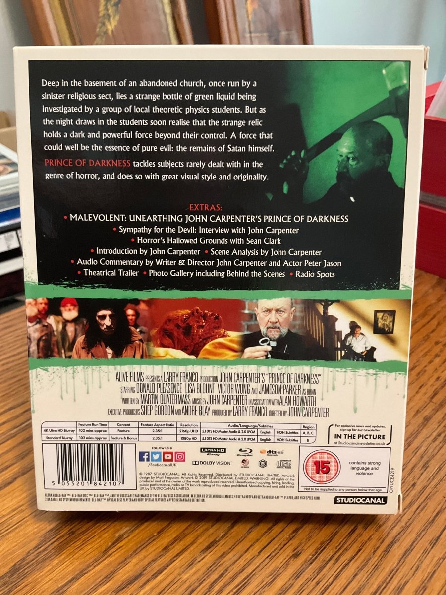 Prince of Darkness (4K UHD, Limited Edition, Region B) USED
