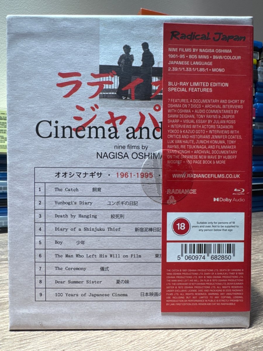 Radical Japan: Cinema and State - Nine Films by Nagisa Oshima (Limited Edition, Region Free) USED