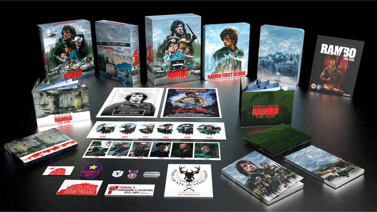 Rambo First Blood (4K UHD, Zavvi Exclusive Steelbook Collector's Edition, Region Free/B)