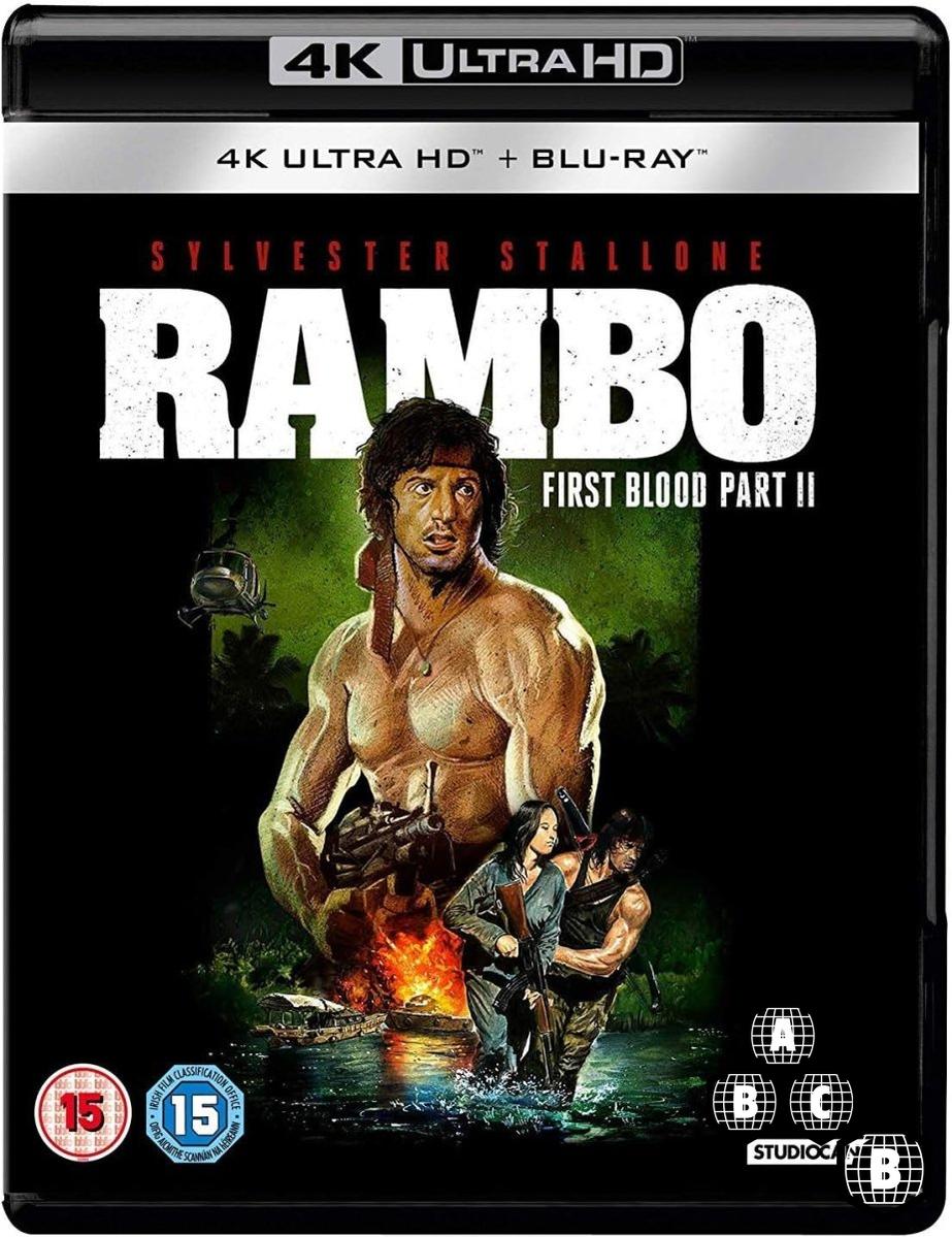 Rambo: First Blood Part II (4K UHD, Region Free/B) w/SLIP