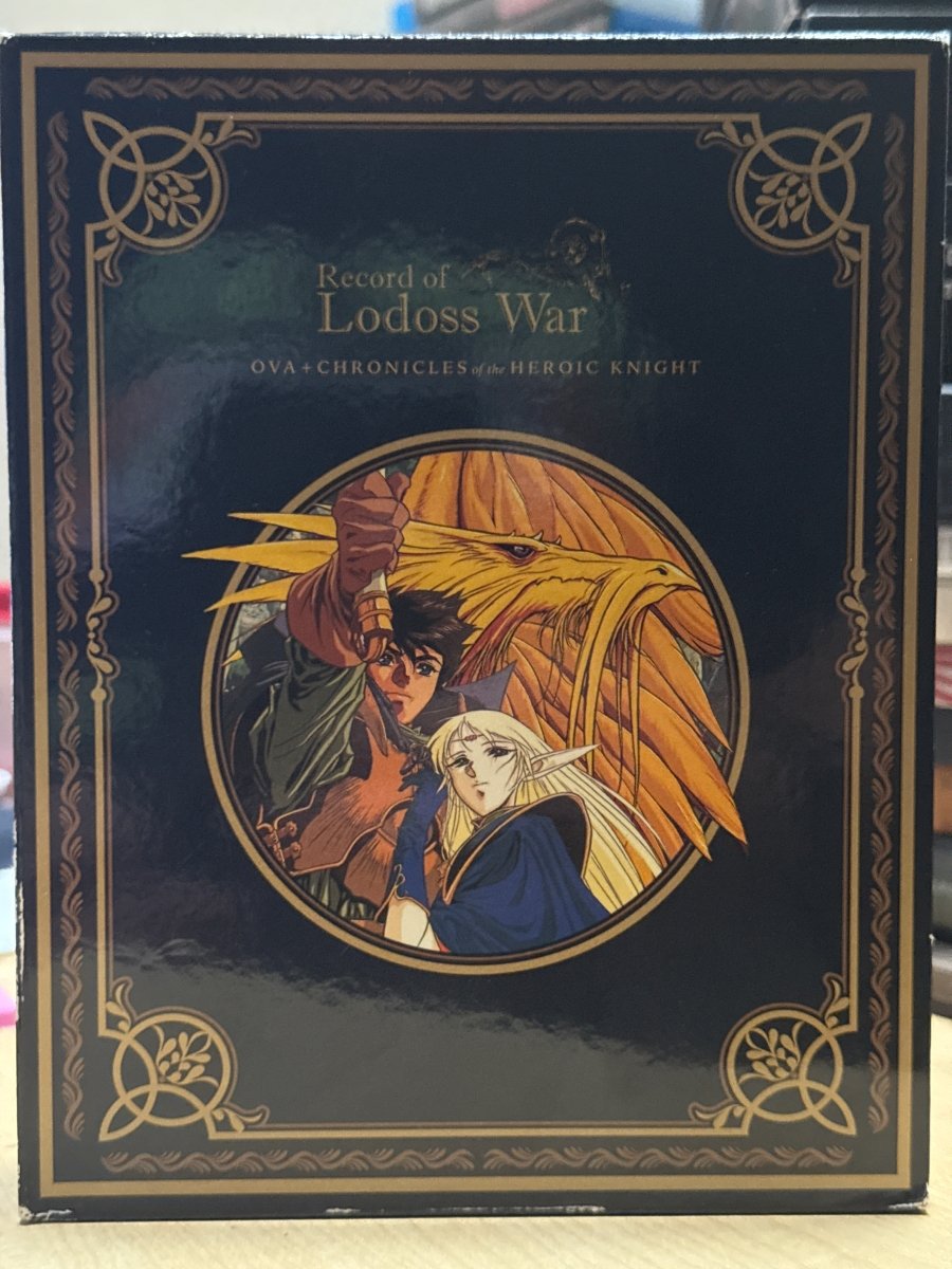 Record of Lodoss War: OVA & Chronicles of the Heroic Knight - The Complete Series w/SLIPCASE USED