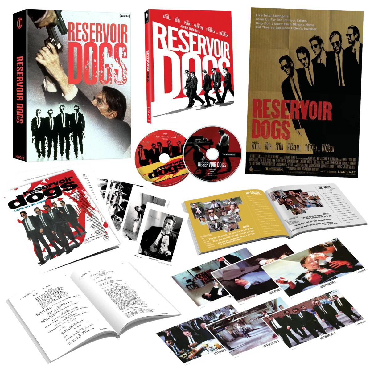 Reservoir Dogs (4K UHD, Imprint Limited Edition Lenticular Large Hardbox, Region Free)
