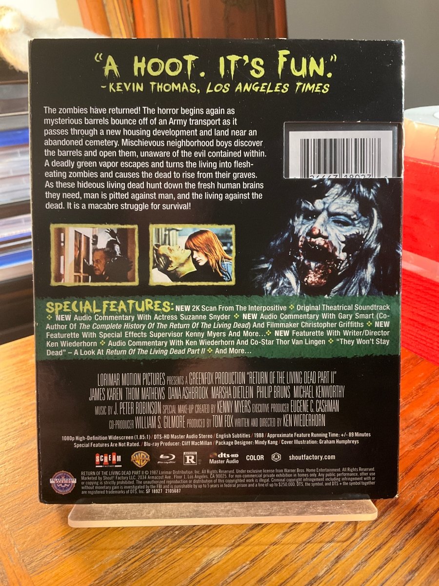 Return of the Living Dead Part II w/SLIP USED