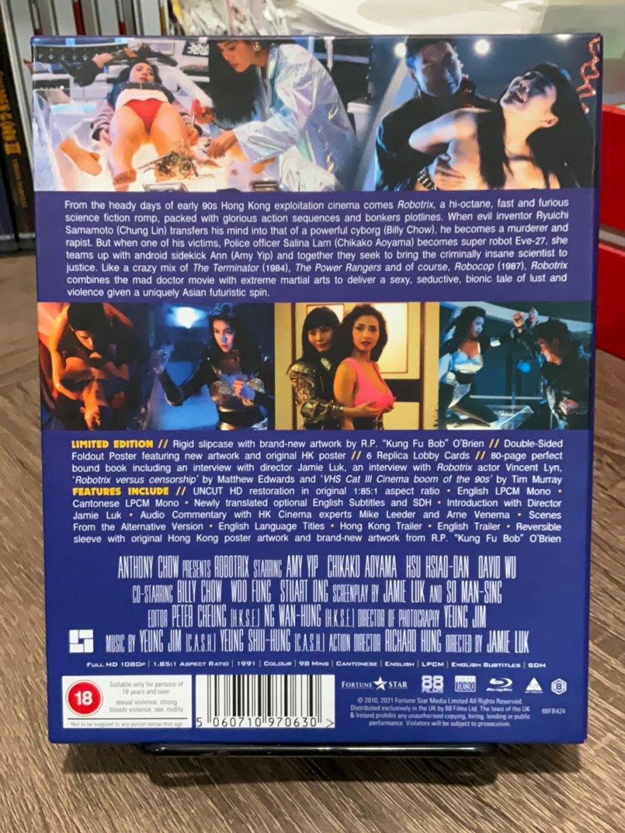 Robotrix (Deluxe Collector's Edition with Slipcase + Booklet, Region B) USED