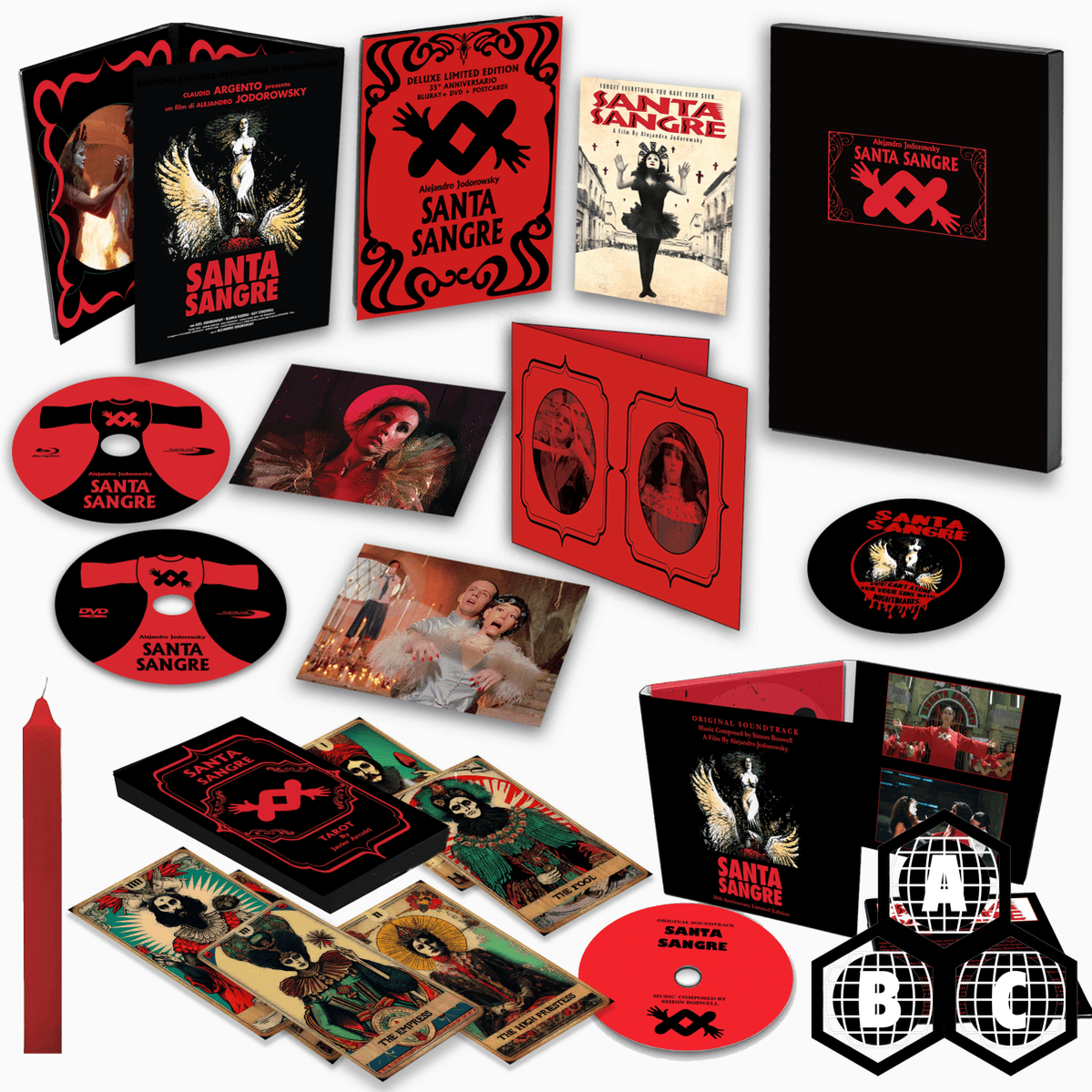 Santa Sangre (35th Anniversary Limited Deluxe Edition, Region Free) - New Blu - Ray