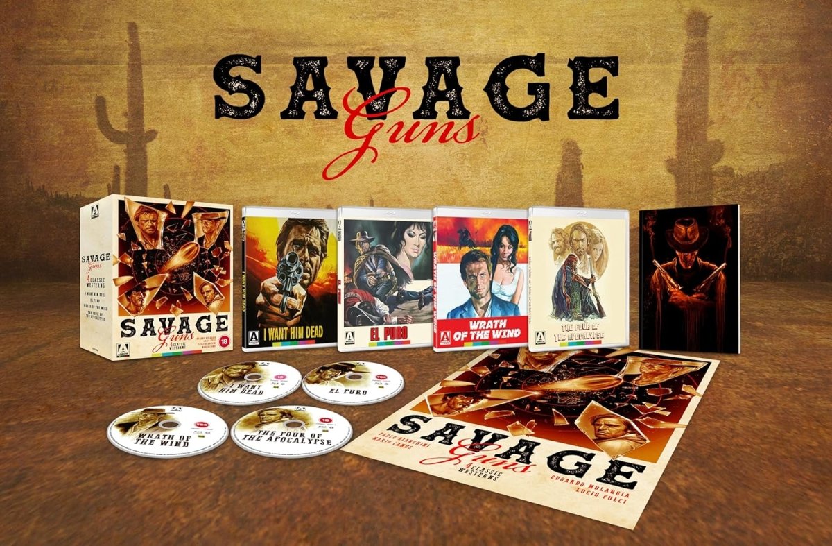 Savage Guns: Four Classic Westerns Volume 3 (UK Limited Edition, Region B)