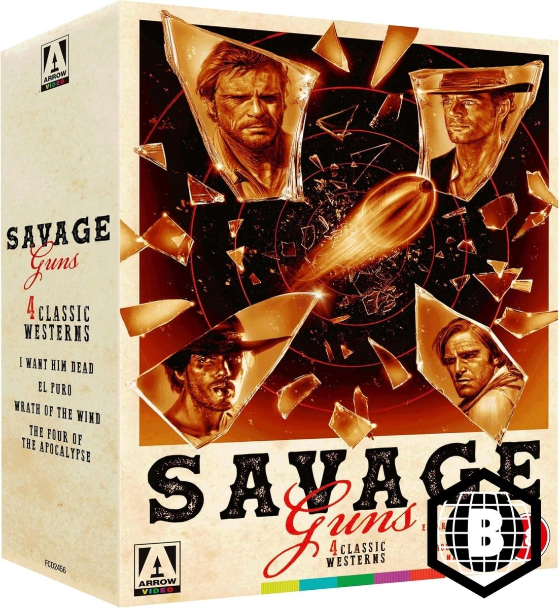 Savage Guns: Four Classic Westerns Volume 3 (UK Limited Edition, Region B)