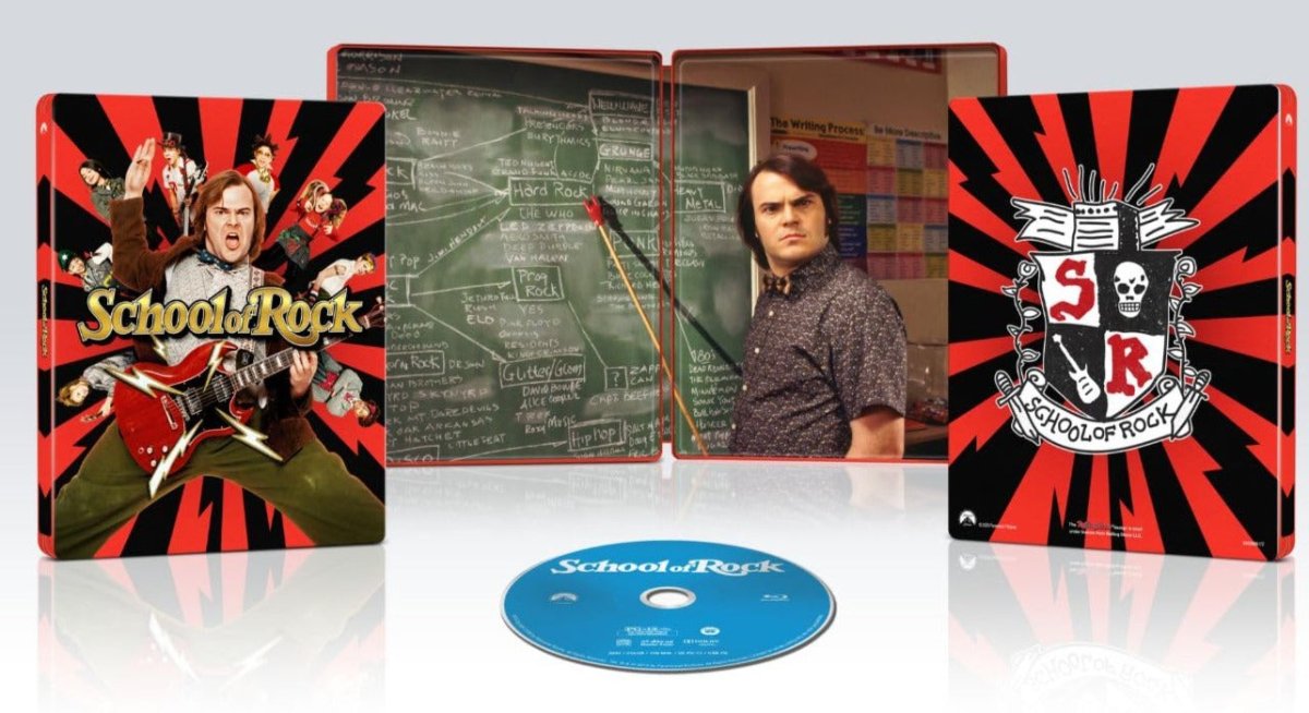 School of Rock (Limited Edition Steelbook) - New Blu - Ray