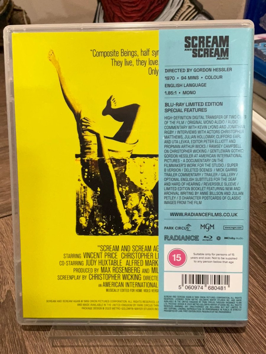 Scream and Scream Again (Limited Edition) USED