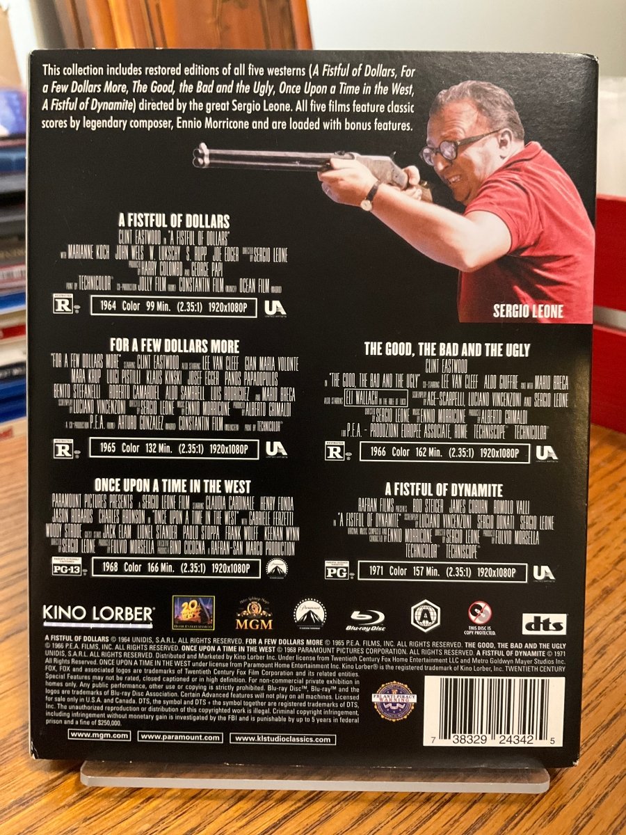Sergio Leone Westerns - Five Film Collection w/SLIP USED - Used Blu-Ray