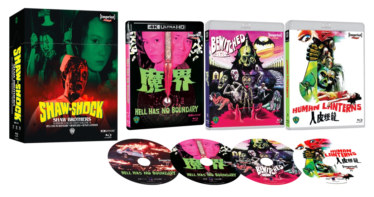 Shaw-Shock: Shaw Brothers Horror Collection – Volume 4 (4K UHD/Blu-ray, Limited Edition, Region Free)
