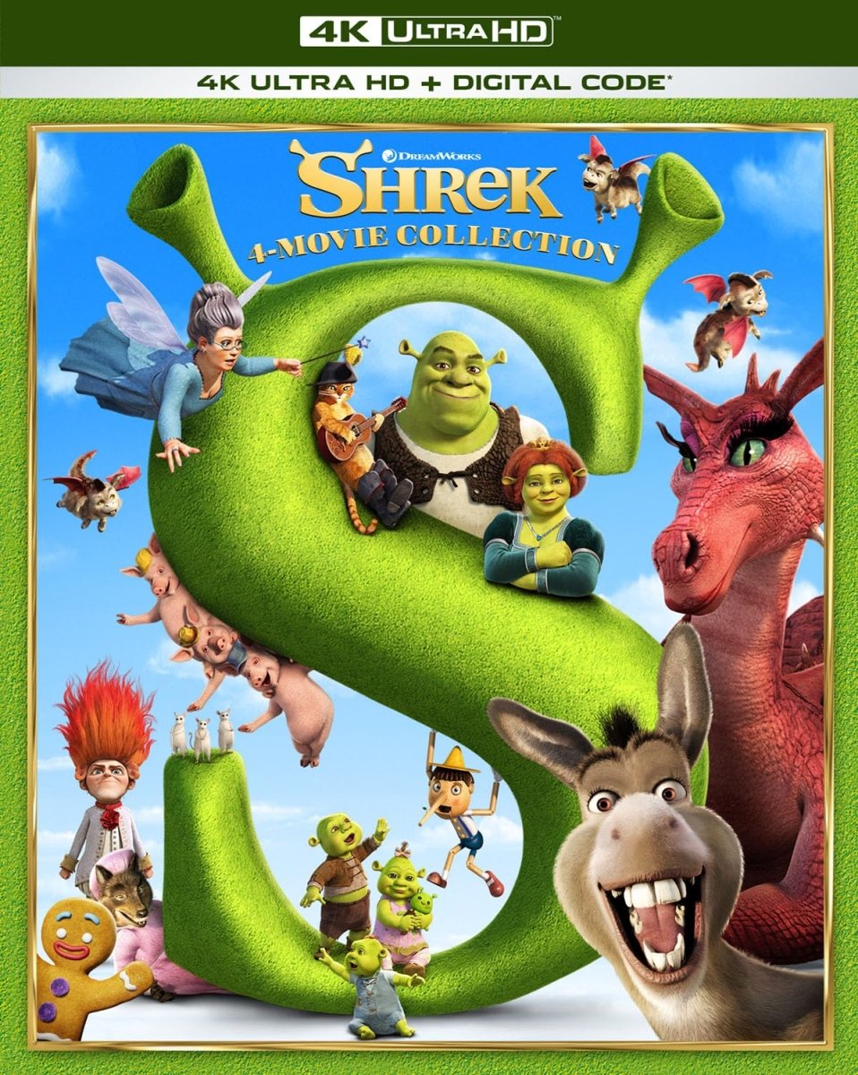 Shrek: The 4 - Movie Collection (4K UHD) w/SLIP - New 4K UHD
