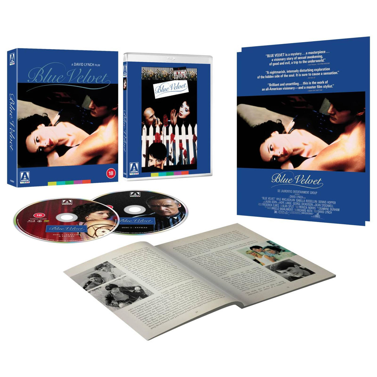 Blue Velvet (Blu-ray, Arrow UK Limited Edition, Region B)