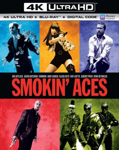 Smokin' Aces (4K UHD + Blu-Ray + Digital Combo) USED