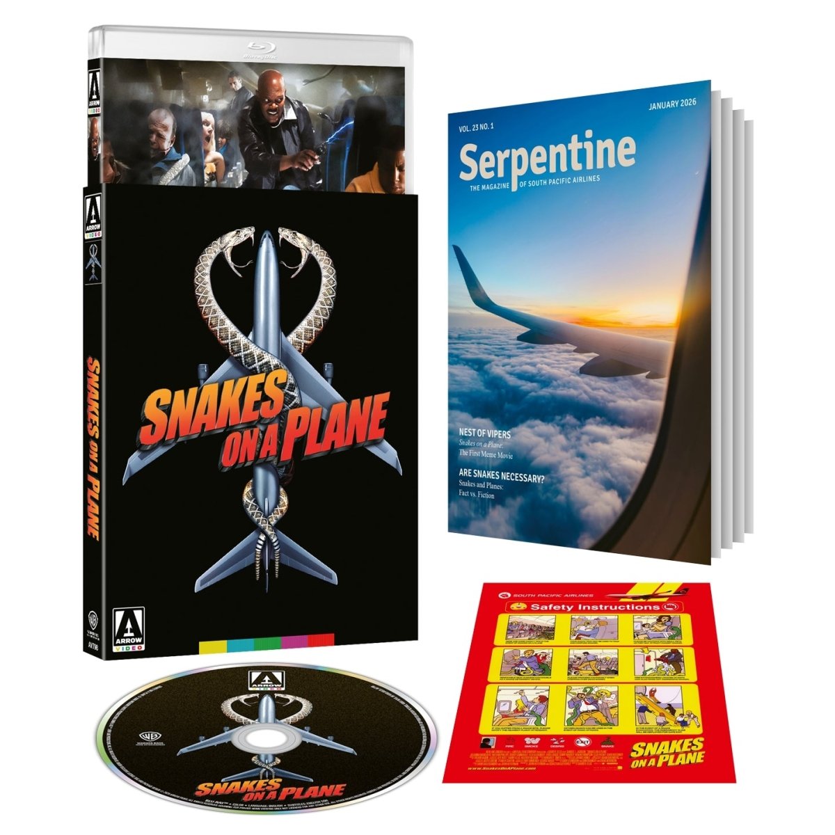 Snakes on a Plane (Blu-Ray, Limited Edition) w/SLIP