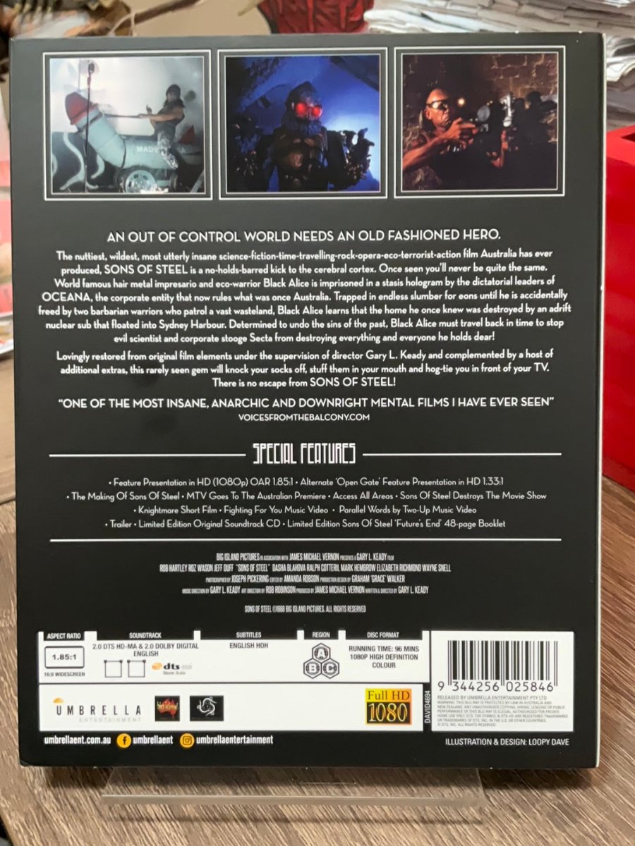 Sons of Steel (Region Free) W/SLIP USED