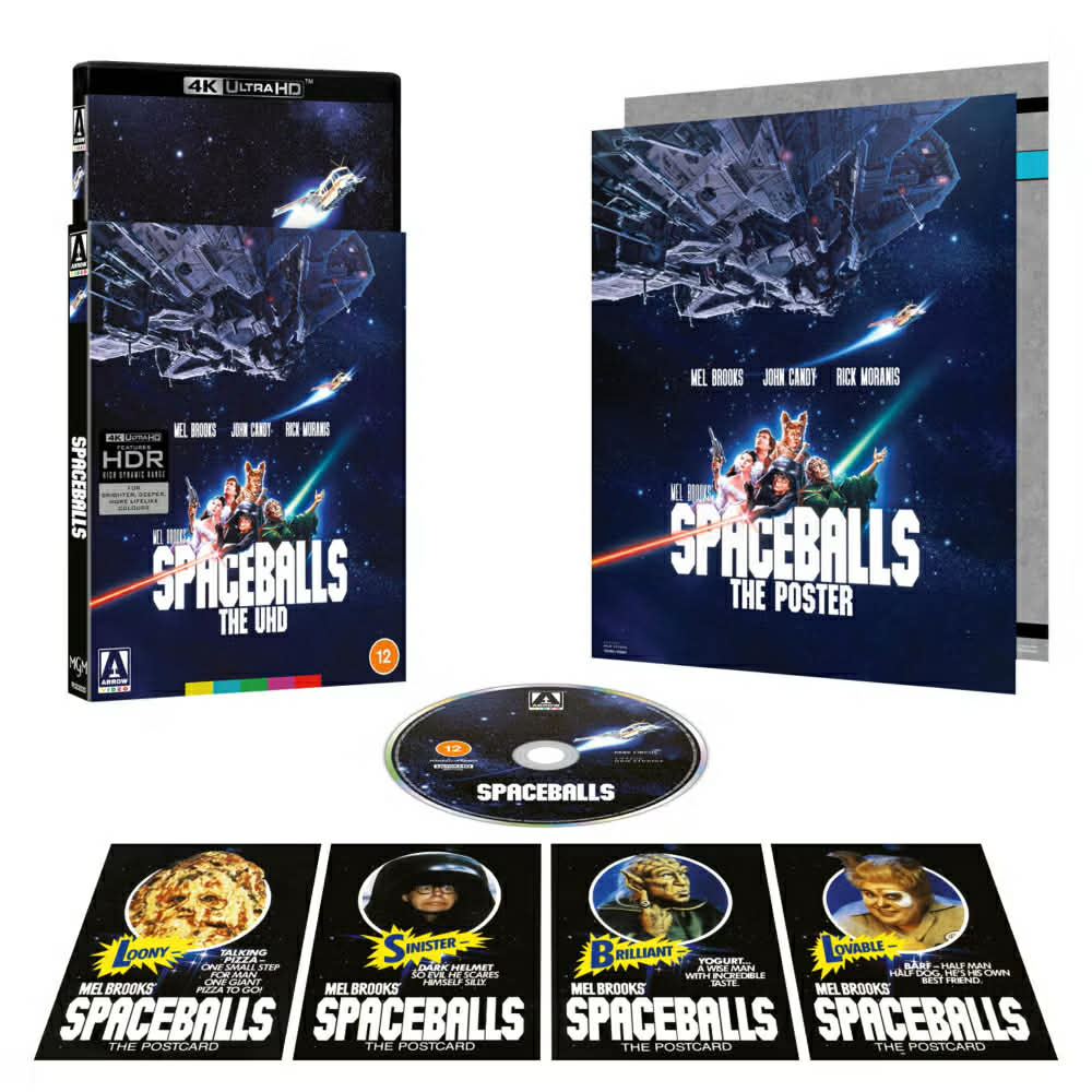 Spaceballs (4K UHD, Limited Edition, Region Free) w/SLIP