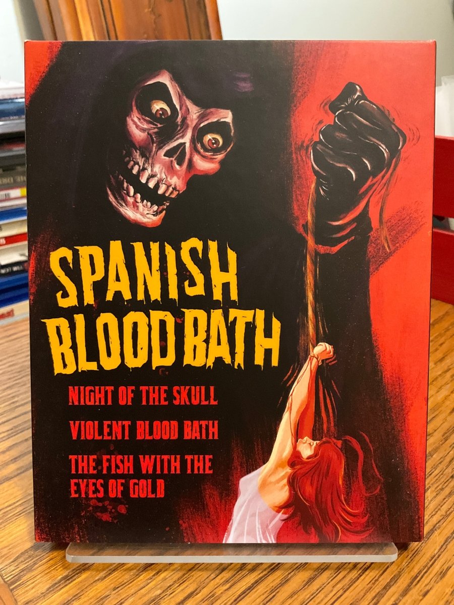 Spanish Blood Bath: Night of the Skull / Violent Blood Bath / The Fish with the Eyes of Gold w/SLIP USED