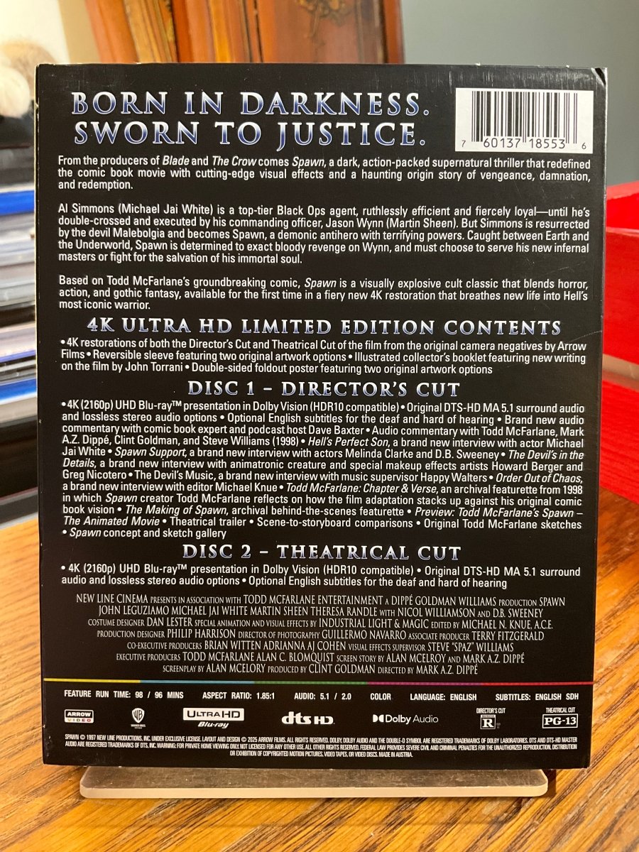Spawn (4K UHD, Limited Edition) w/SLIP USED