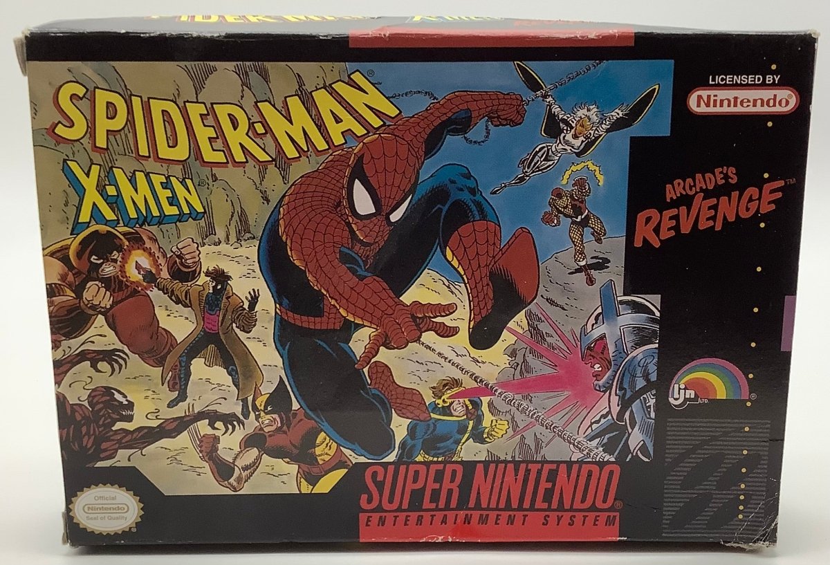 Spiderman X - Men Arcade's Revenge Super Nintendo USED - Video Games - Nintendo SNES