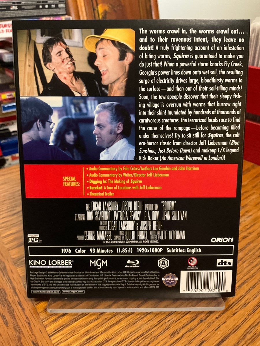 Squirm (Kino Cult) w/SLIP USED