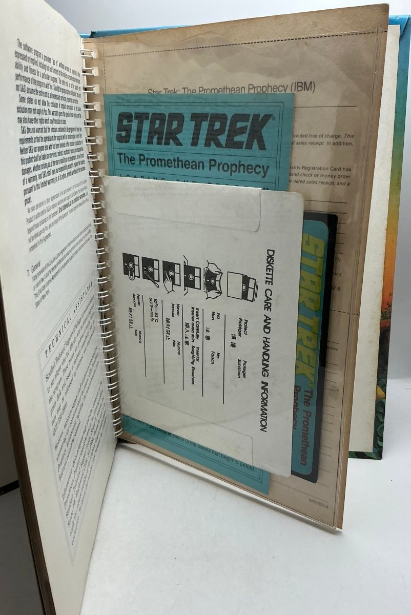 Star Trek - The Promethean Prophecy (IMB PC w/ Floppy Disc) USED - Books