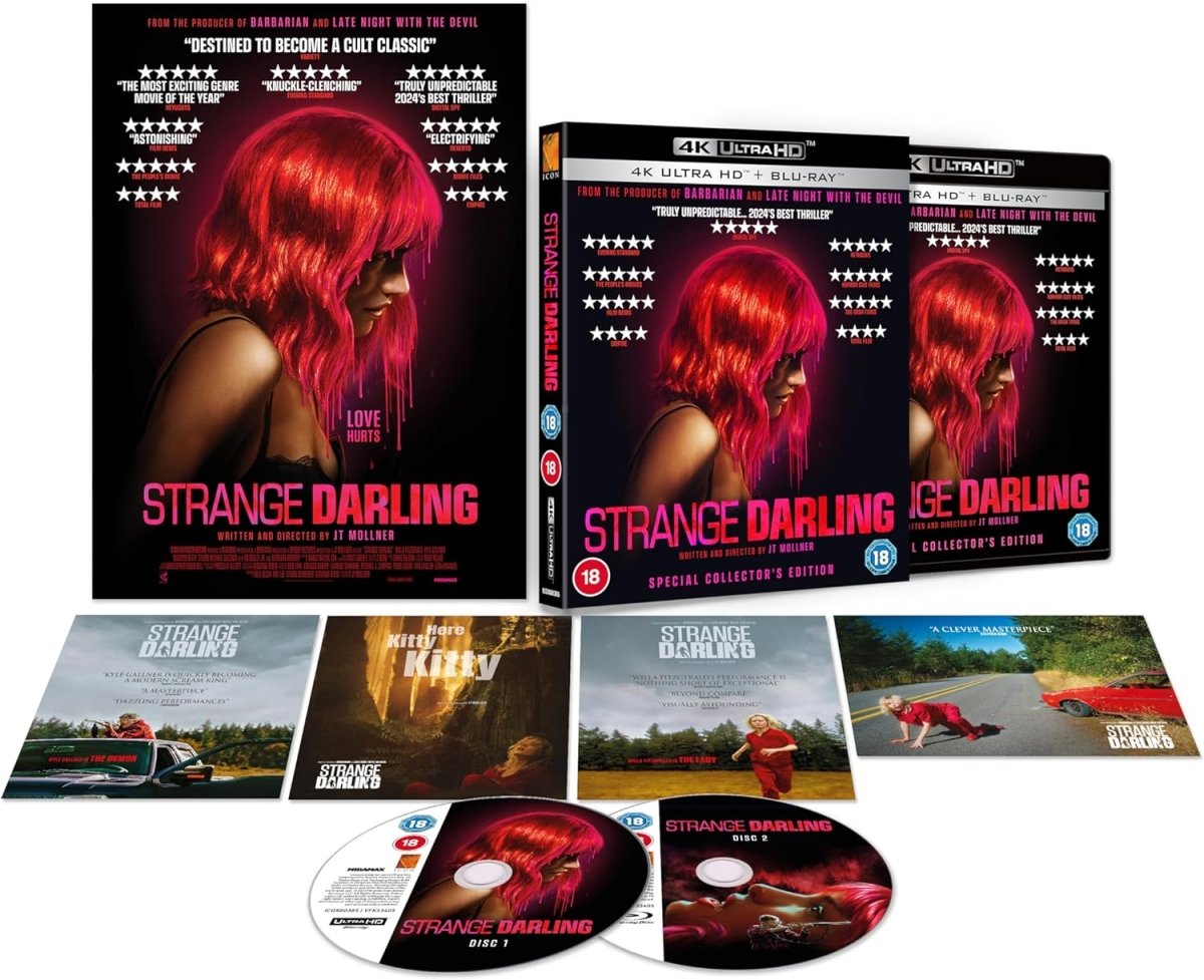 Strange Darling (UK 4K UHD, Region Free/B) w/SLIP - New 4K UHD