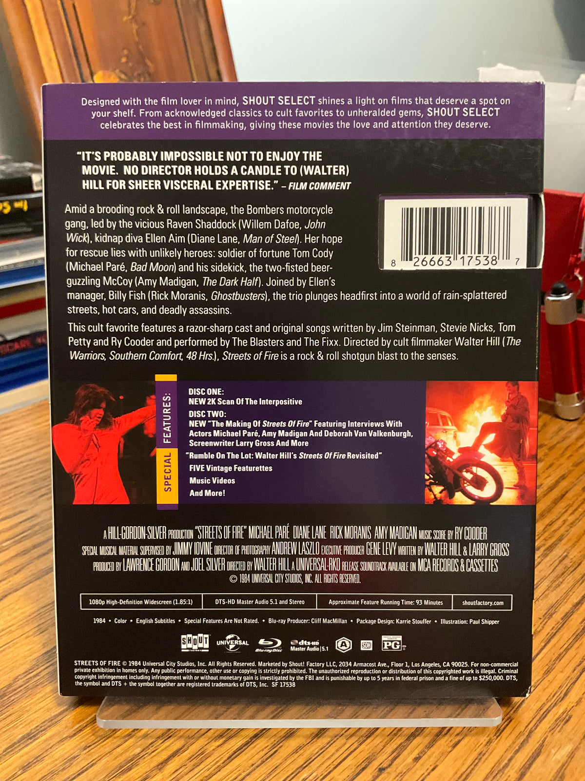 Streets of Fire w/SLIP USED