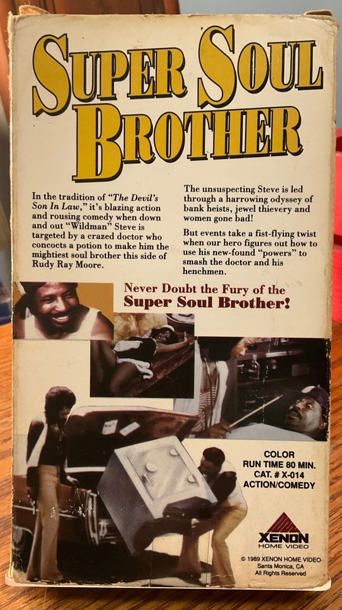 Super Soul Brother VHS - VHS