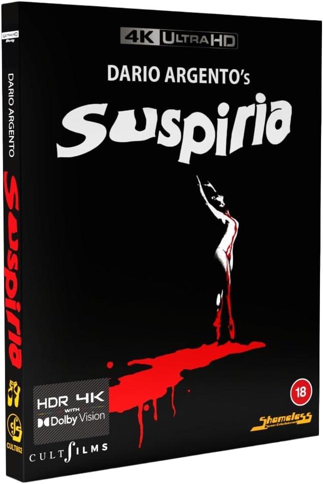 Suspiria (4K UHD, UK Limited Edition, Region Free/B)